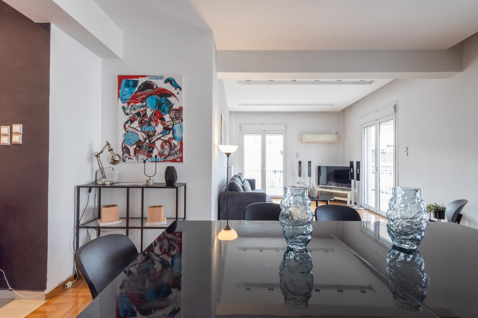 A Luxury & Comfortable Apt In Athen Exterior foto